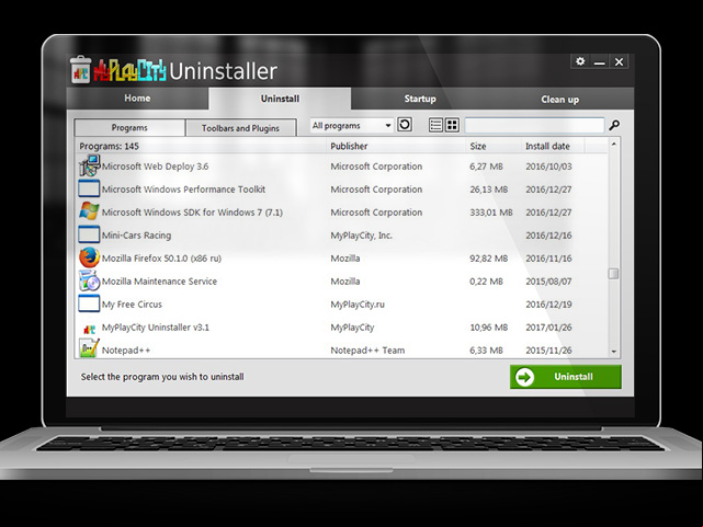 Screenshot #3 MyPlayCity Uninstaller